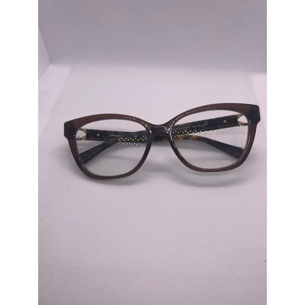 Coach 5035 Transparent Brown Tortoise Eye Glasses Designer‎ Frames